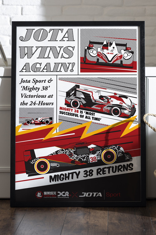 Formula 1 Siyah Ahşap Çerçeveli Poster, Spor Araba Yarış Duvar Tablosu
