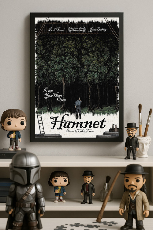 Hamnet Siyah Ahşap Çerçeveli Poster, Hamlet Film Duvar Tablosu
