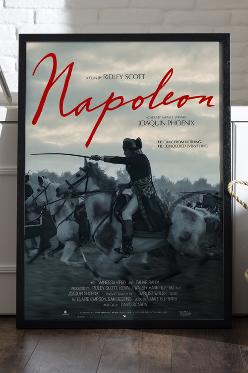Napolyon Siyah Ahşap Çerçeveli Poster, Film Duvar Tablosu