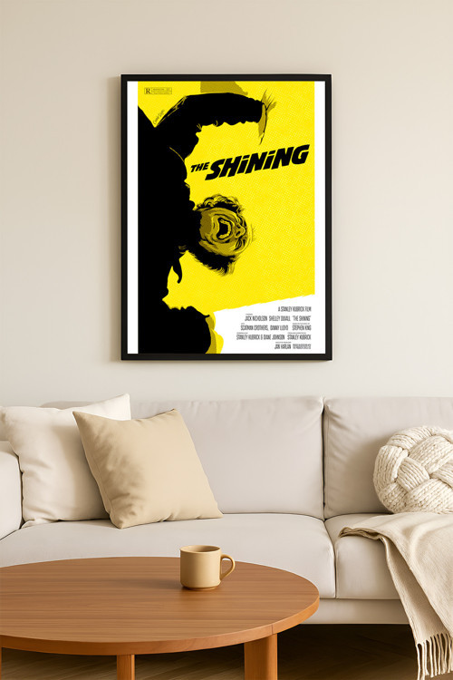 The Shining Siyah Ahşap Çerçeveli Poster, Film Duvar Tablosu