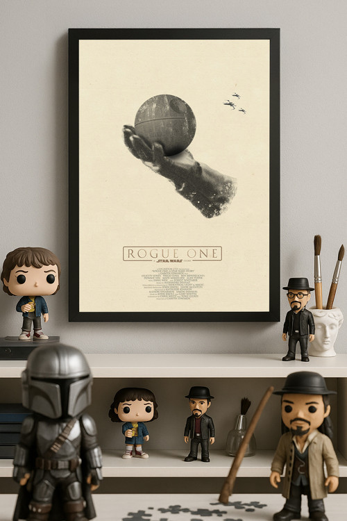 Siyah Ahşap Çerçeveli Poster, Film Duvar Tablosu