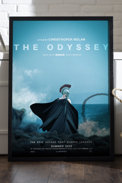 The Odyssey Siyah Ahşap Çerçeveli Poster, Film Duvar Tablosu