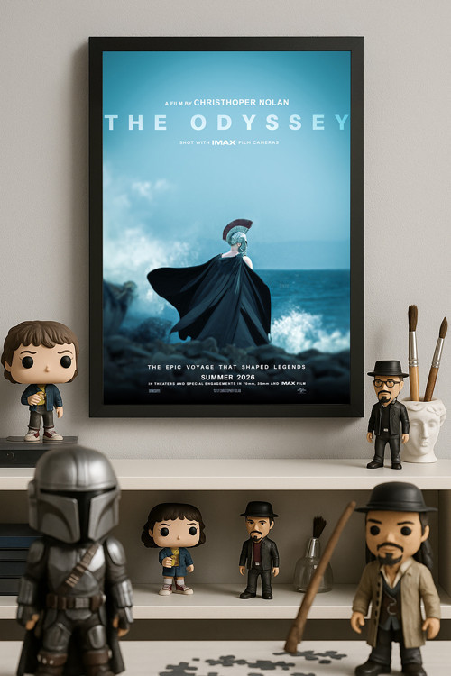 The Odyssey Siyah Ahşap Çerçeveli Poster, Film Duvar Tablosu