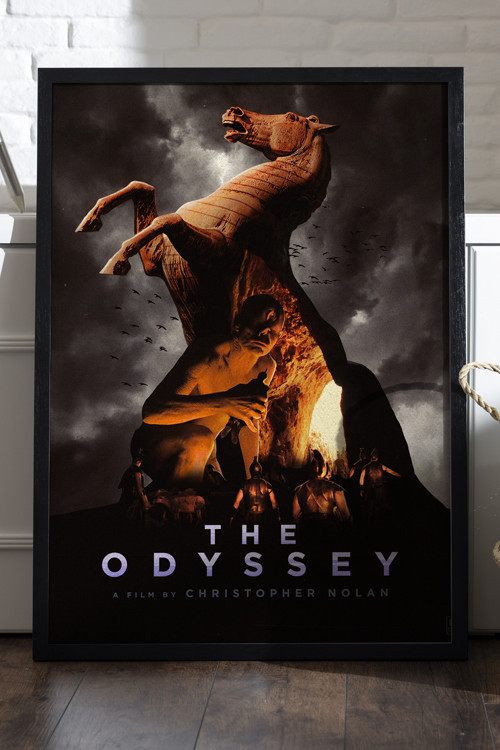 The Odyssey Siyah Ahşap Çerçeveli Poster, Dekoratif Film Duvar Tablosu