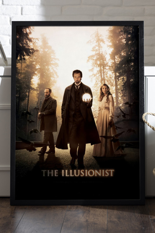 The Illusionist Siyah Ahşap Çerçeveli Poster, Dekoratif Film Duvar Tablosu