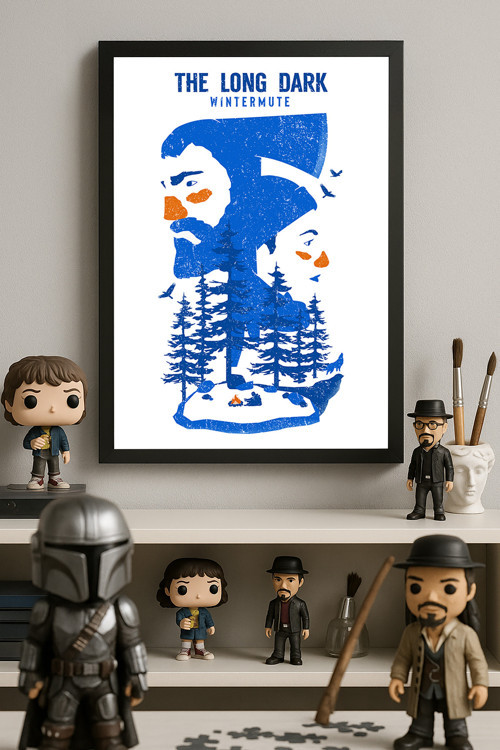 The Long Dark Siyah Ahşap Çerçeveli Poster, Dekoratif Oyun Duvar Tablosu