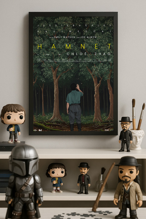 Hamnet Siyah Ahşap Çerçeveli Poster, Hamlet Film Duvar Tablosu