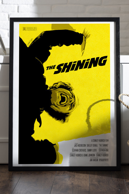 The Shining Siyah Ahşap Çerçeveli Poster, Film Duvar Tablosu