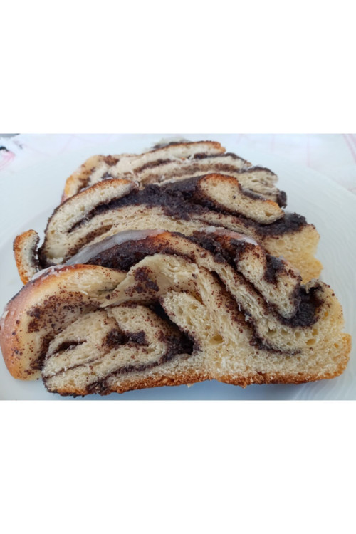 Alman Haşhaşlı Çörek 600 g - Mohnzopf
