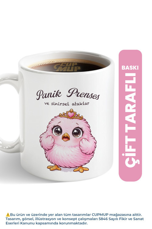 Panik Prenses Ve Sinirsel Ataklar | Hediye Kupa Bardak