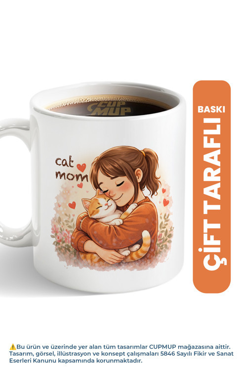 Cat Mom | Hediye Kupa Bardak
