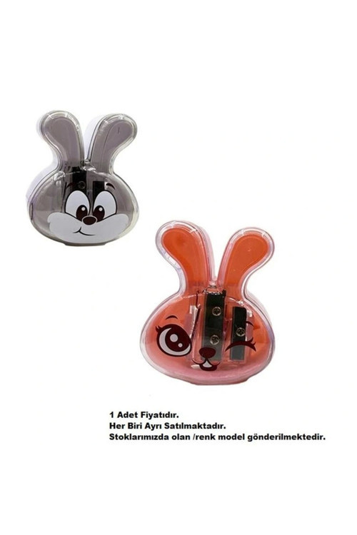 MK-4055 BUNNY ÇİFT DELİKLİ HAZNELİ KALEMTIRAŞ