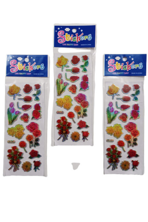 Renkli Sticker 3 Adet.