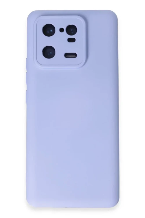 Newface Xiaomi Mi 13 Pro Kılıf Nano içi Kadife Silikon - Lila