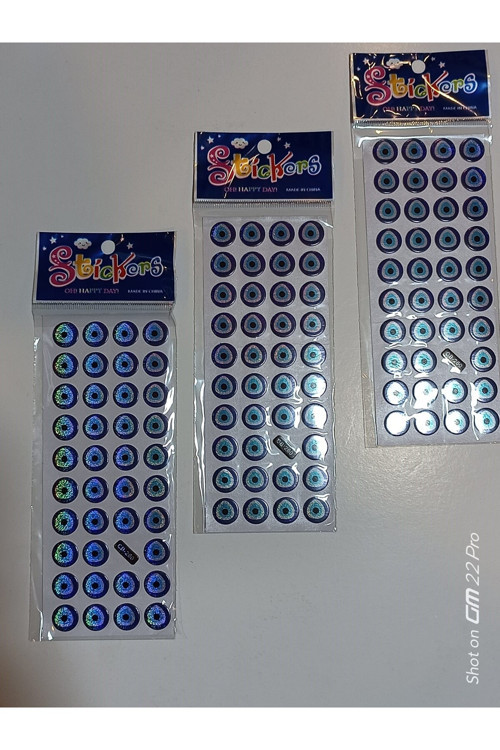 Renkli Sticker 3 Adet