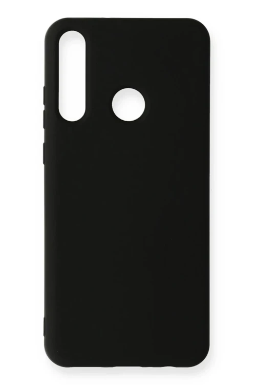 Newface Huawei Y6P Kılıf Nano içi Kadife Silikon - Siyah