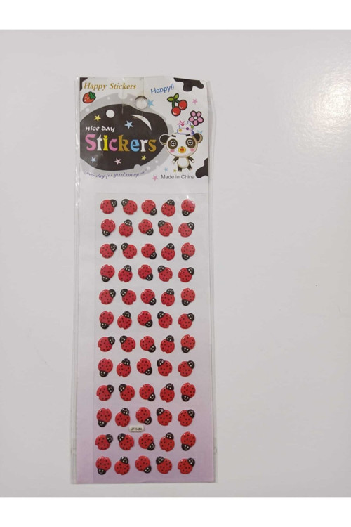 Uğur Böceği Sticker 3 Adet