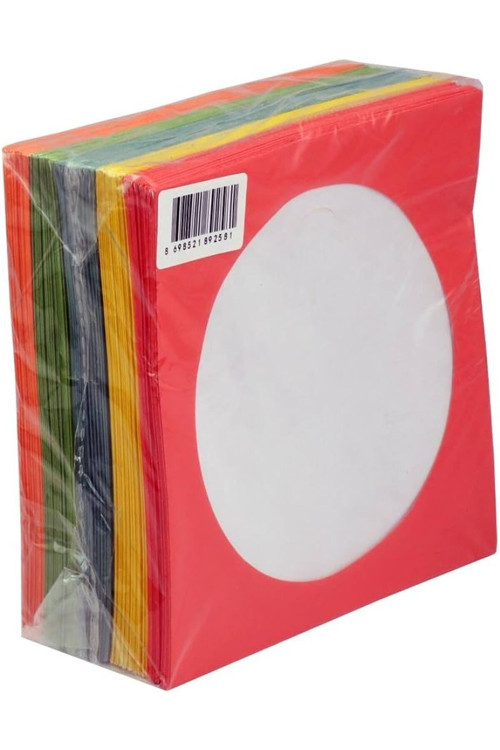 RENKLİ CD ZARFI (25ADET) MAVİ