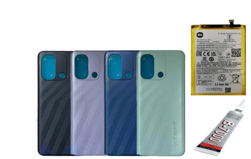 REDMİ 12C ARKA BATARYA KAPAĞI ,BATARYA VE B7000 YA