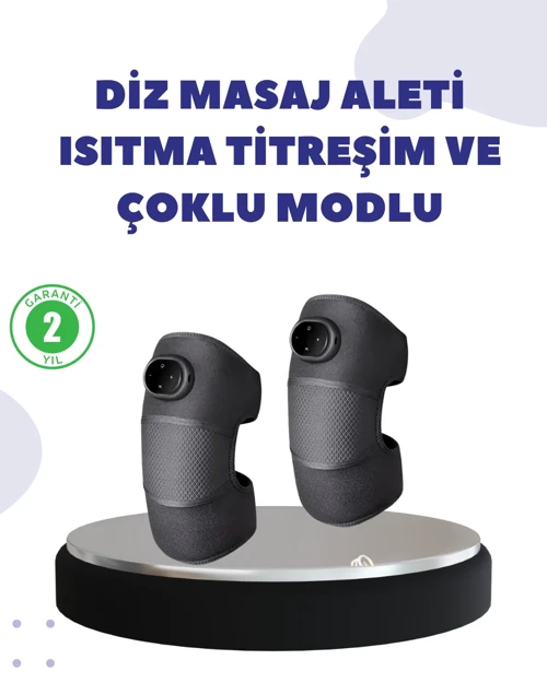 Diz ve Dirsek İçin Isıtmalı Masaj Dizlik Aparatı