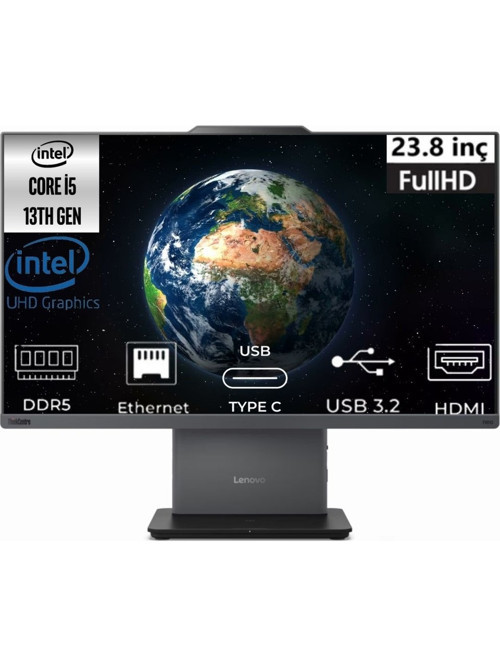 Thinkcentre Neo 50A Gen5 i5-13420H 12SC000QTR-25 32GB 512GB UHD Graphics W11Pro 23.8" Full HD All in One PC