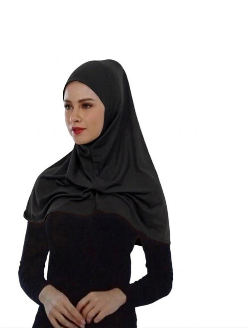 Bayanlar İçin Pratik Namaz Başörtüsü Namaz Örtüsü Penye Kumaş