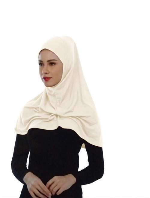 Bayanlar İçin Pratik Namaz Başörtüsü Namaz Örtüsü Penye Kumaş