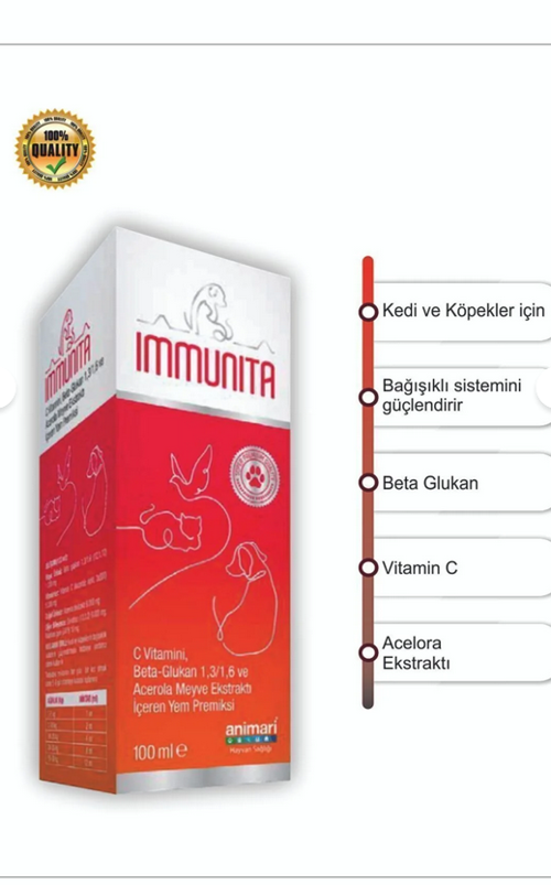 İMMUNİTA BAĞIŞIKLIK GÜÇLENDİRİCİ 100 ML