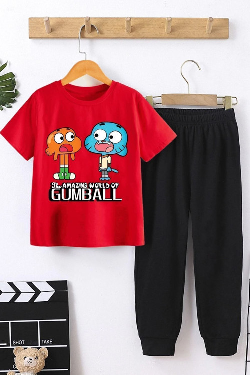 Çocuk Gumball Alt - Üst Eşofman Takımı