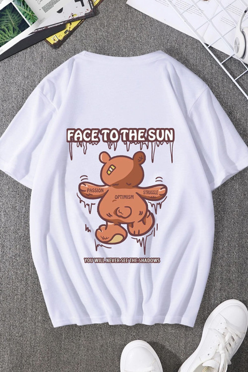 Unisex The Sun Tasarım Tshirt