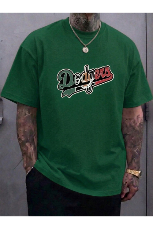 Erkek Dodgers Baskılı Tasarım Tshirt