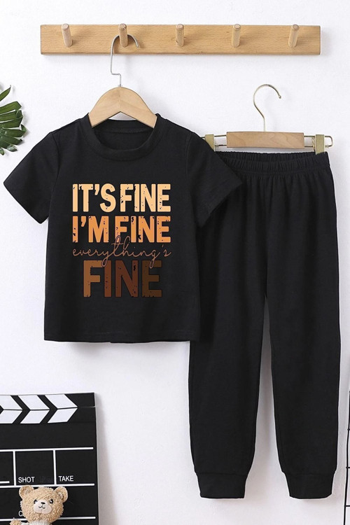 Çocuk Baskılı Unisex Alt - Üst Eşofman Takımı