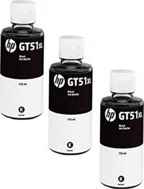 GT51XL / Z6Z95a Siyah Orjinal Mürekkep 3'LÜ Avantaj Paket