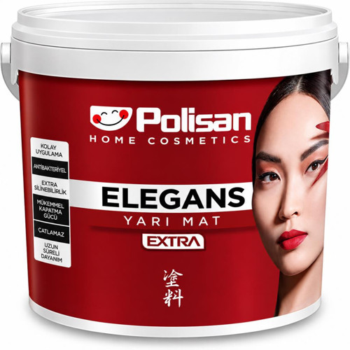 Elegans Extra Yarı Mat Silikonlu İç Cephe Boyası 12.5 Lt Beyaz