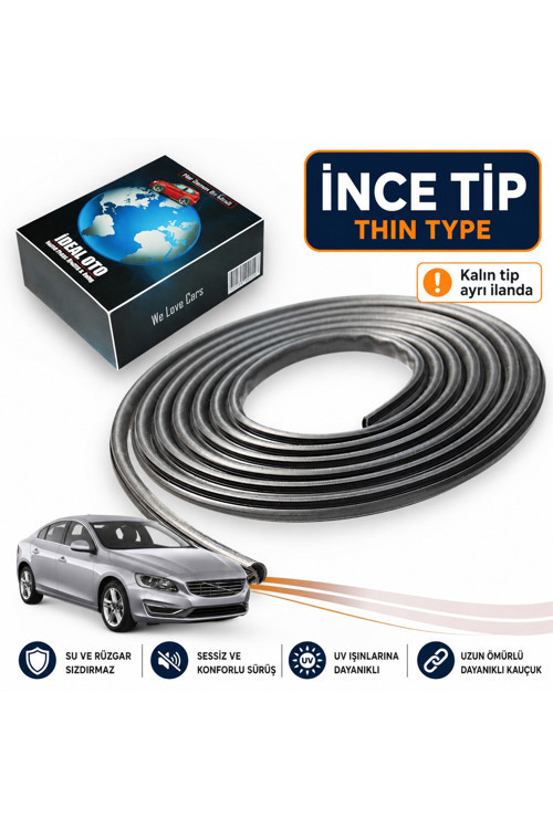 İnce Sunroof Kauçuk Conta Fitili