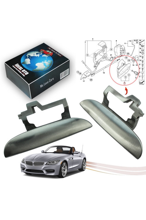 Bmw Z4 E85 2002-2009 Sol & Sağ Dış Kapı Kolu