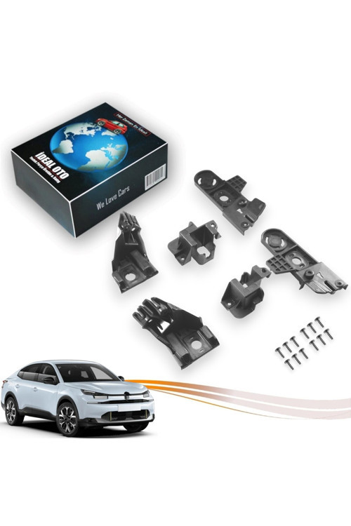 Citroen C4 X 2021 Sağ & Sol Far Tamir Seti | OEM 1677841180 / 1677841080