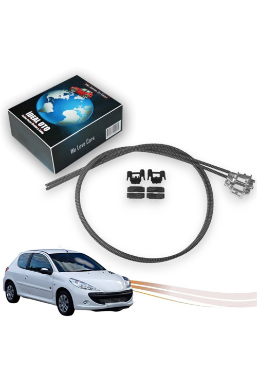 Peugeot 206 Uyumlu Sunroof Teli + Bademi + Sürgü Plastikleri Tamir Seti
