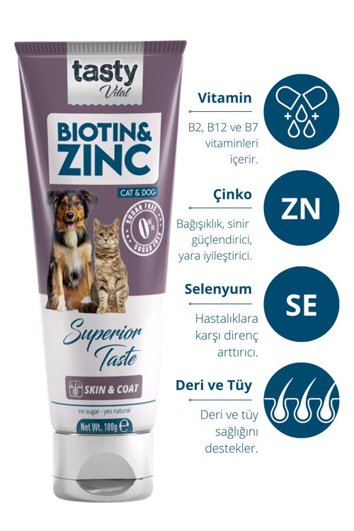 Kedi Ve Köpek Biotin Malt Paste 100 Gr