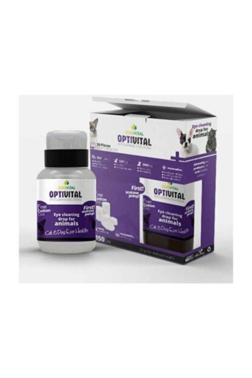 Optivital Göz Solüsyonu 150Ml - (Aseton Pompalı) Disk Pamuk Hediyeli