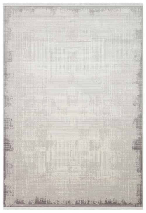 Pera 01 Grey Akrilik Yıkanabilir Kaymaz Tabanlı Modern Halı