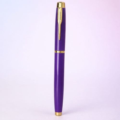 Mor Metal Roller Kalem