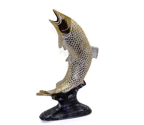 Metal Balık 43 Cm Sarı