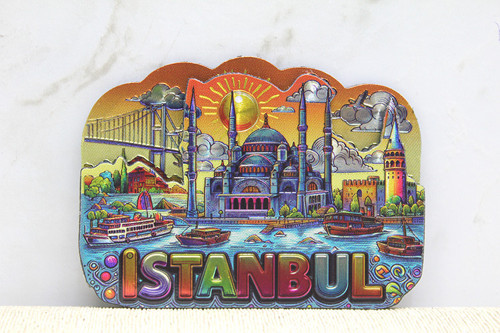 İstanbul Temalı Silikon Buzdolapı Süsü Magnet