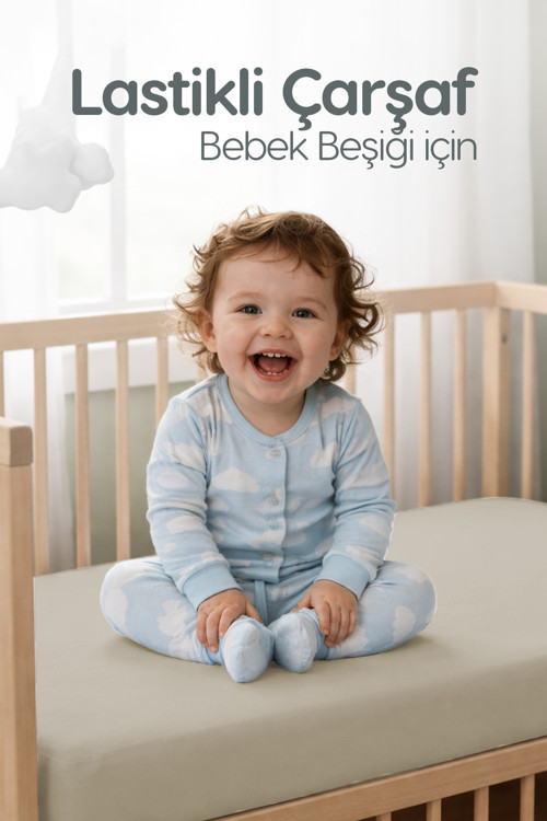%100 Pamuk Penye Lastikli Bebek Çarşafı | Nefes Alan Yapı, Park Yatak Ve Beşik Tüm Ebatlarla Uyumlu