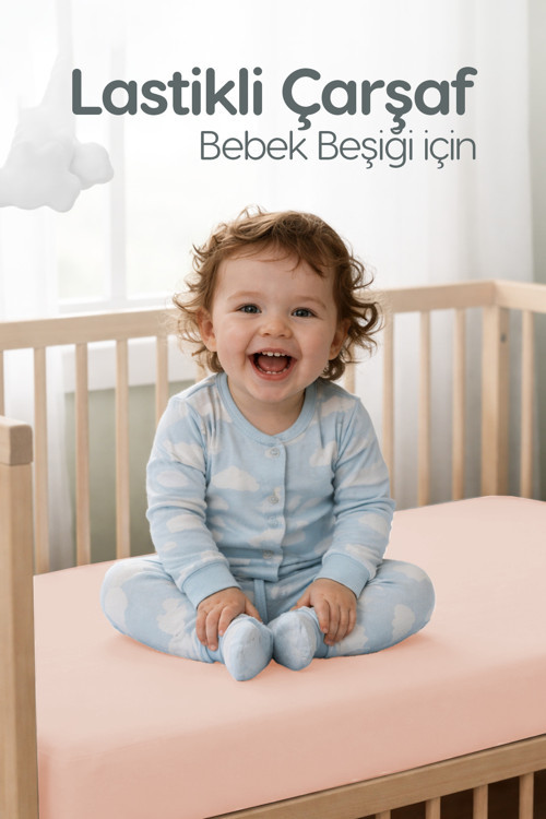 %100 Pamuk Penye Lastikli Bebek Çarşafı | Nefes Alan Yapı, Park Yatak Ve Beşik Tüm Ebatlarla Uyumlu