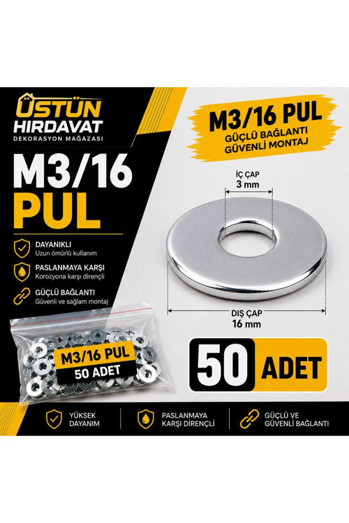 M3/16 Pul (50Adet)
