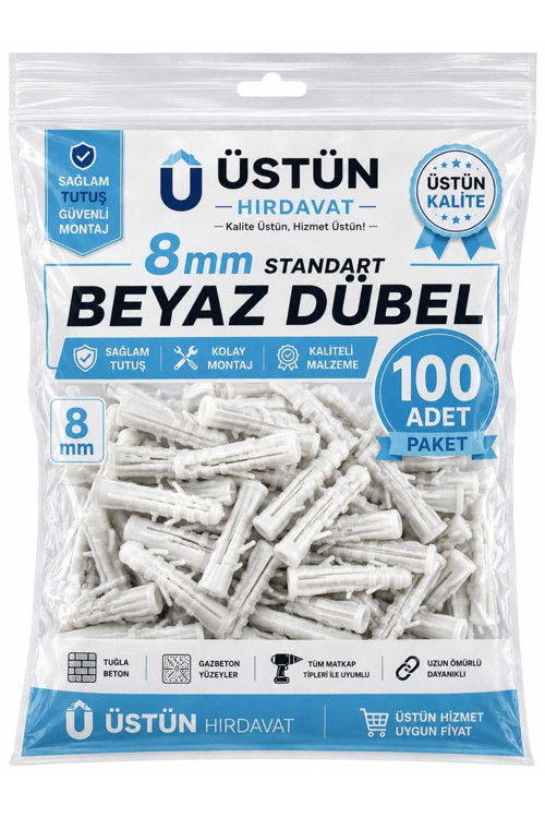 8Mm Dubel (100Adet)