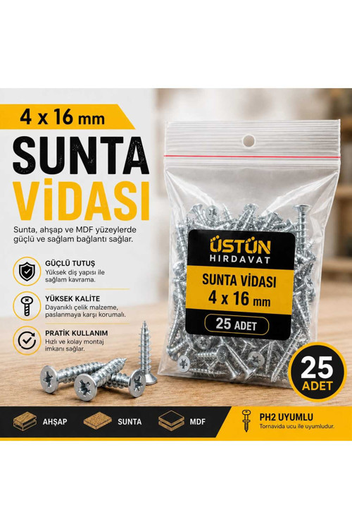 Sunta Vidası 4X16
