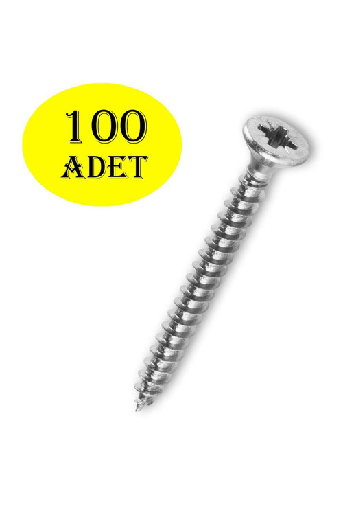 4X25 Sunta Vidası 100 Adetlik Paket